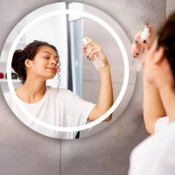 Modern Round Mirror With LED-M02