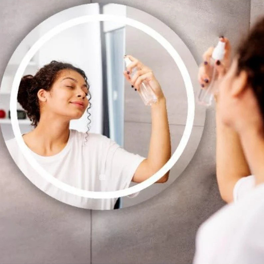 Modern Round Mirror With LED-M02