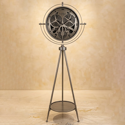 Industrial Gear Skeleton Floor Clock-LY22