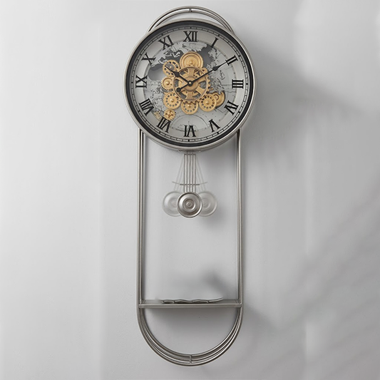 Industrial Gear Pendulum Clock-LY24