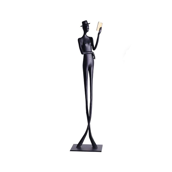 Black Modern Girl Decor Statue-MM90