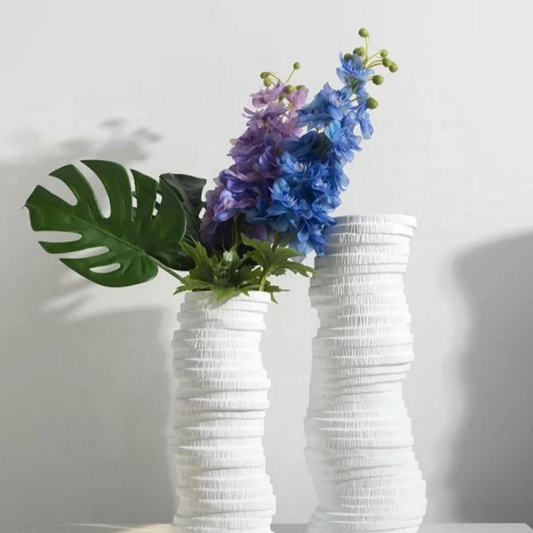 Stacked Rings Vase-NC02