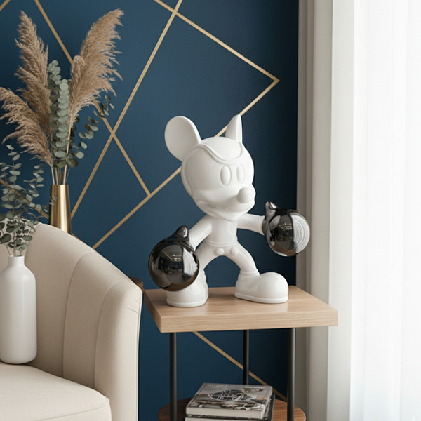 Modern Boxer Mouse Sculpture-LY01