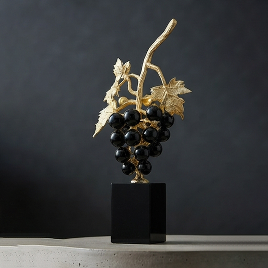Vine Crystal Grape Figurine-MM242