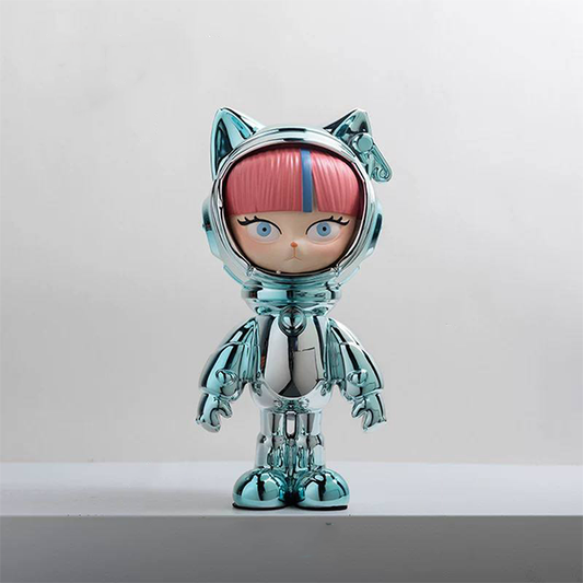 Astronaut Cat Decor Statue-MM103