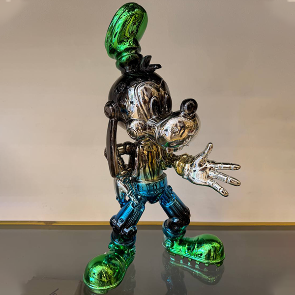 Goofy Chrome Porcelain Figurine (40cm)-GH79