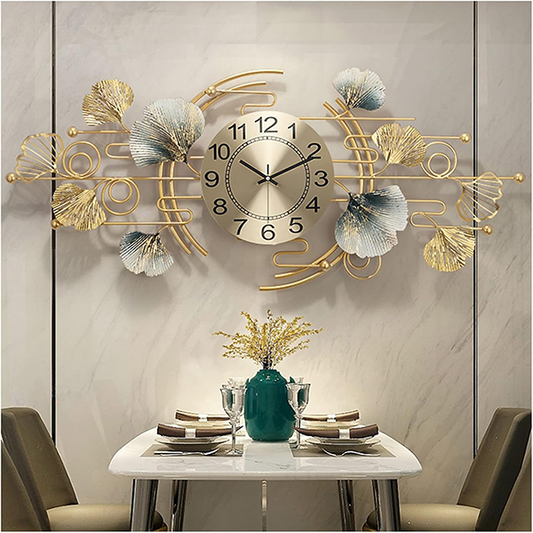 Modern metal wall clock 95X40 cm-GH04