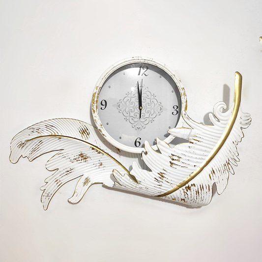 Modern metal wall clock 80X45 cm-am 325