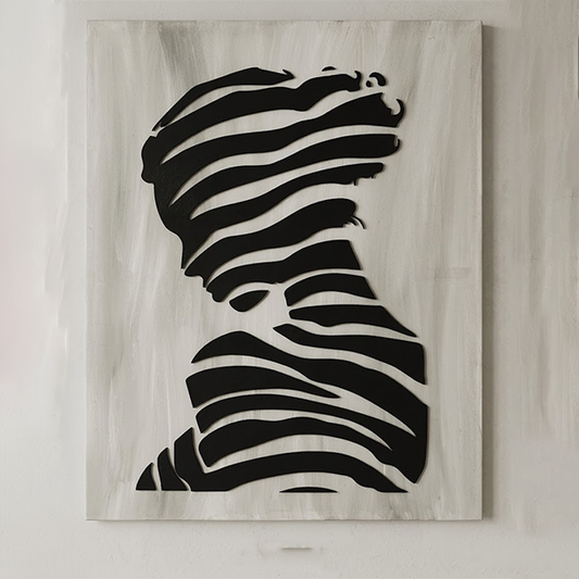 Abstract Silhouette 3D Wall Art-GD43