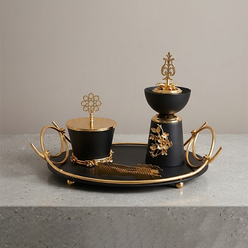 Black & Gold Incense & Oud Set-٩٩