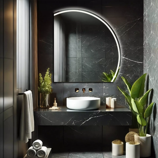 Modern Shape Mirror With LED-M22