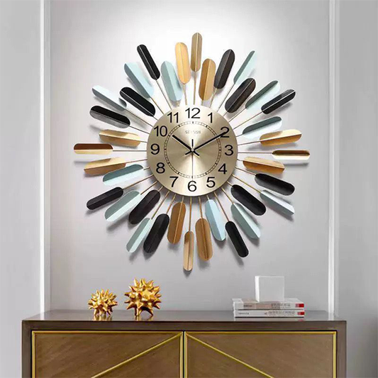 Modern metal wall clock 60X60 cm-GH05