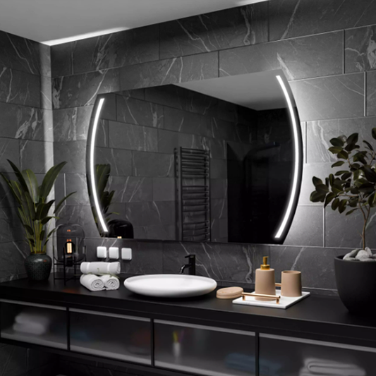 Modern Shape Mirror With LED-M18