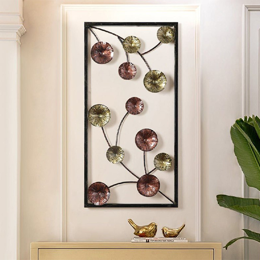Botanical Floral Metal Wall Art-ly 259