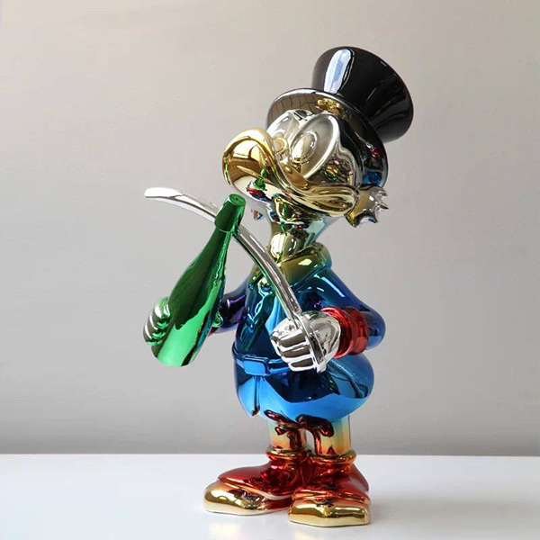 Scrooge McDuck Chrome Figurine-GH77