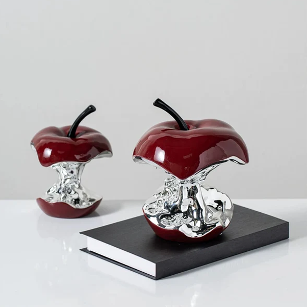 Modern Decorative Apple Core Sculptures-MM76