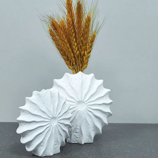 Pleated Sunburst Vase Set-NC06