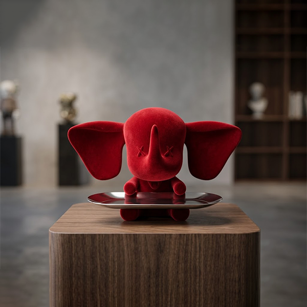 Velvet Elephant Decor Tray-MM200