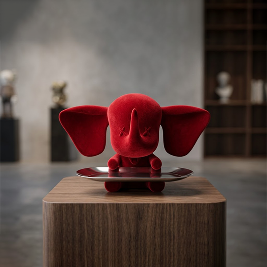 Velvet Elephant Decor Tray-MM200