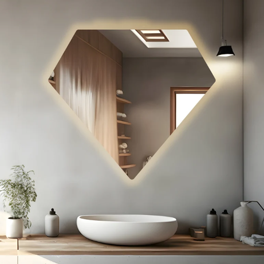 Modern Shape Mirror With LED-M24