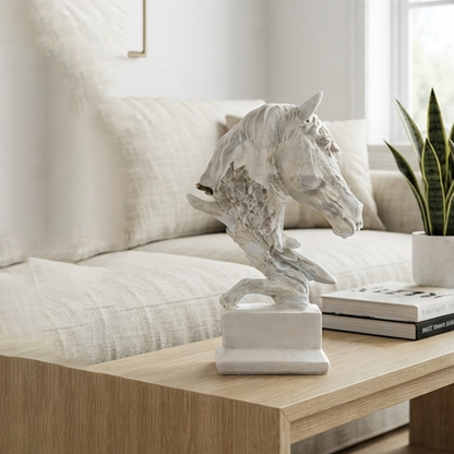 Modern Classic Horse Bust Statue-GH114