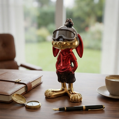 Chrome Rabbit Figurine-GH76
