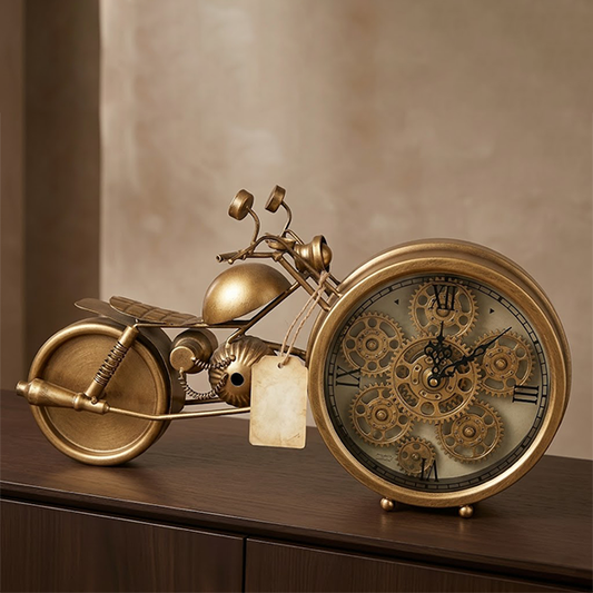 The Golden Chopper Mechanical Clock-LY33