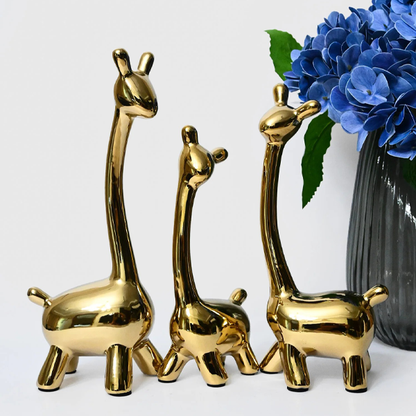 Modern Luxury Giraffes Figurine