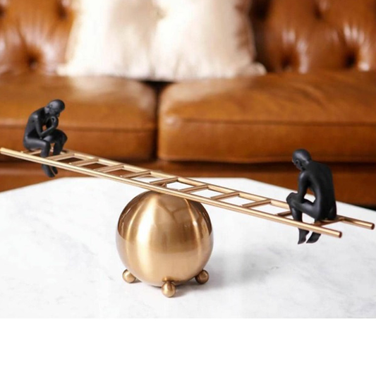 Art decor piece for two thinking men