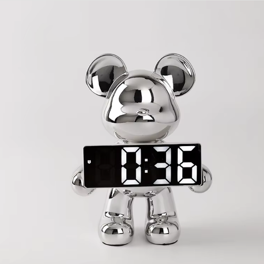 Porcelain Bear Clock-GH43