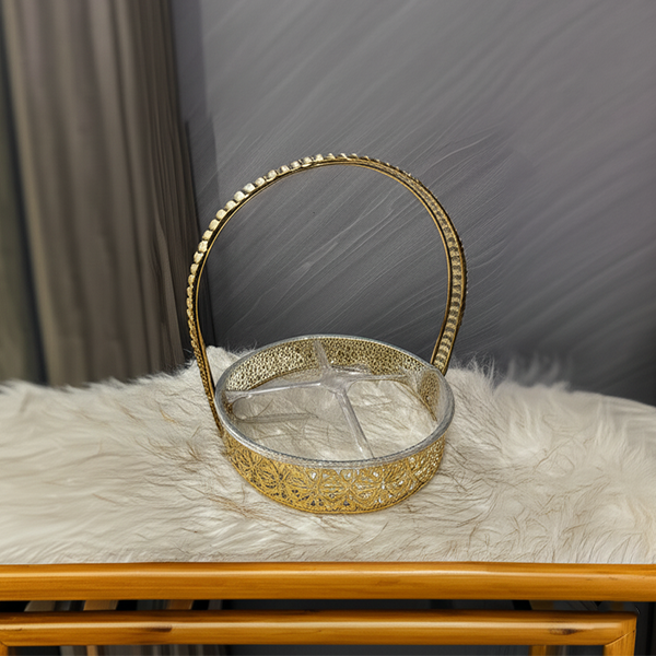 Golden 4-Section Serving Dish-DT20