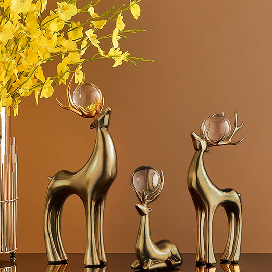 Crystal Deer Decor Set-DT05