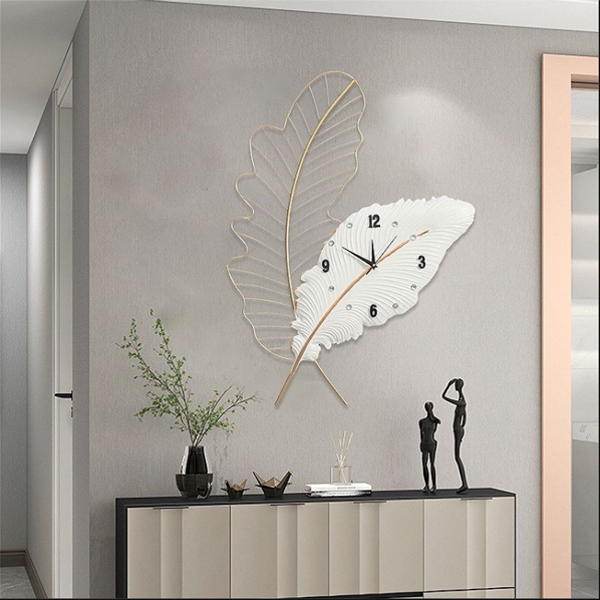 Modern metal wall clock 75X55 cm-MME50