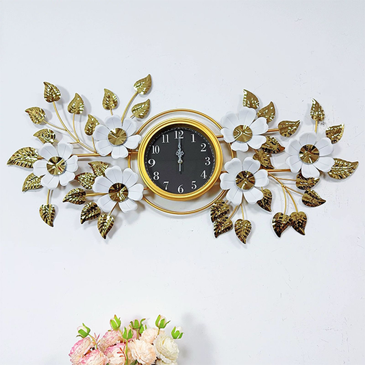 Modern metal wall clock 115X55 cm-GH03