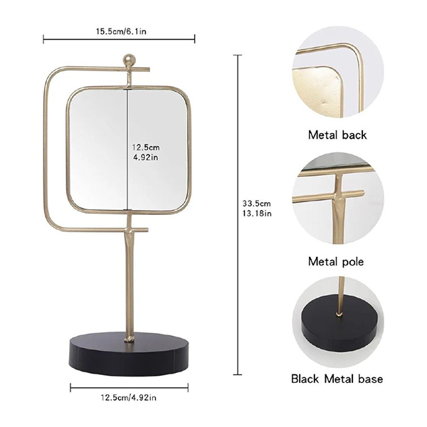 Metal stand mirrors-s 78/3
