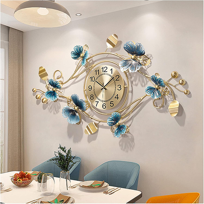 Modern metal wall clock 95X45 cm-am 275