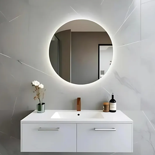 Modern Round Mirror With LED-M03