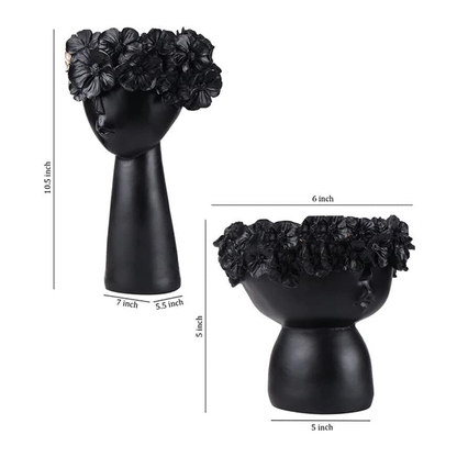Black two-piece bridal set-MM02