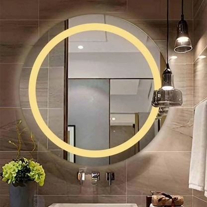 Modern Round Mirror With LED-M02