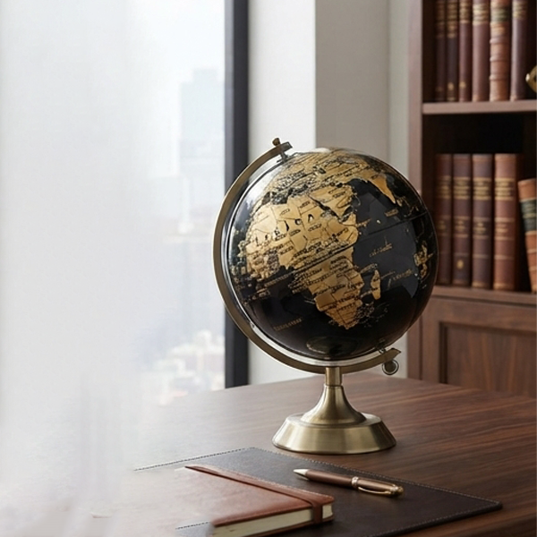 Decorative Globe Statue-GH115