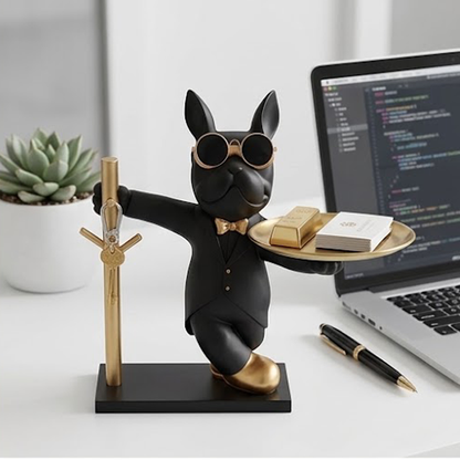 Luxury French Bulldog Valet & Tray-MM142