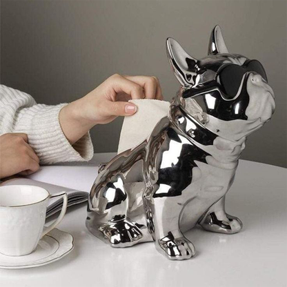 Modern dog tissue box-AR05