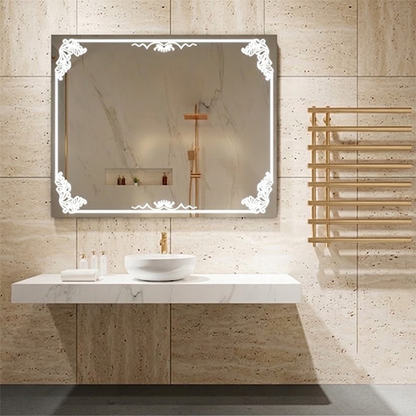 Baroque Dimmable LED Mirror-LM01