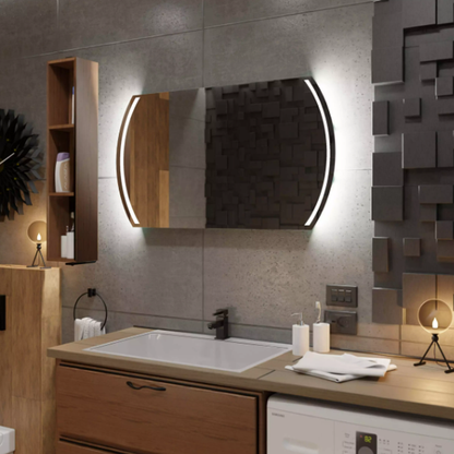 Modern Shape Mirror With LED-M18