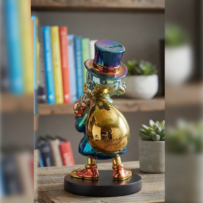 Luxury Porcelain Donald Duck Statue-GH116