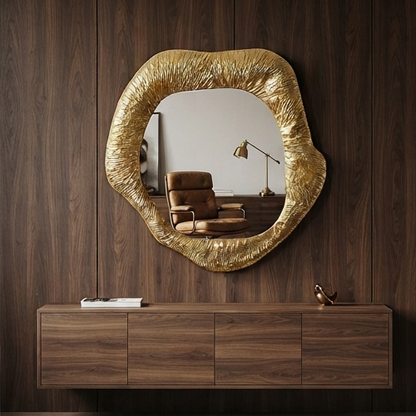 Irregular Organic Shape Wall Mirror-JD45