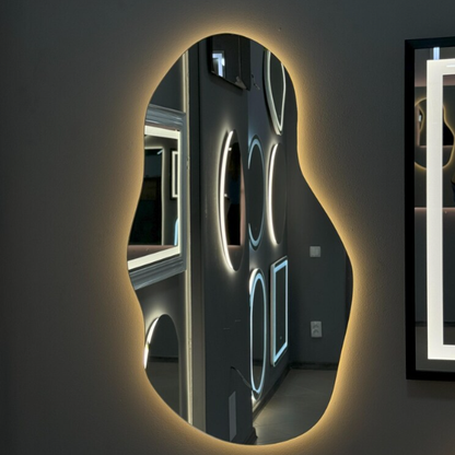 Modern Shape Mirror With LED-M28