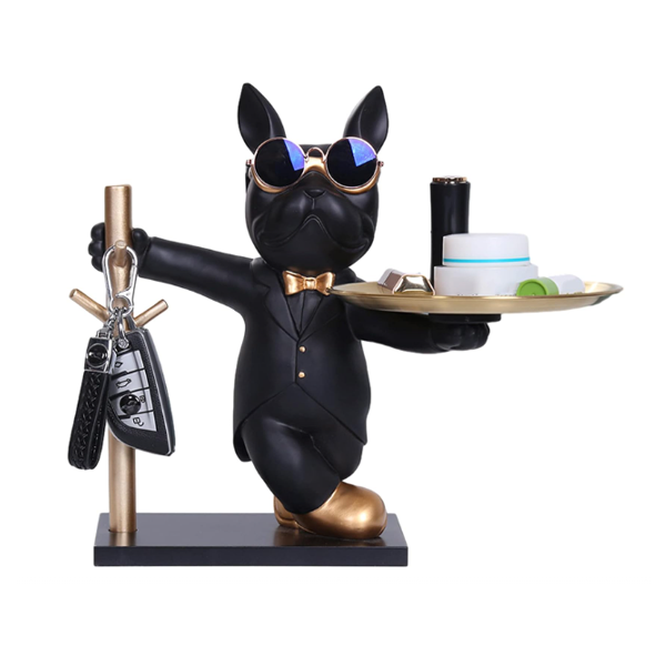 Luxury French Bulldog Valet & Tray-MM142