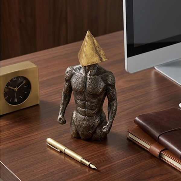 Man with Triangle