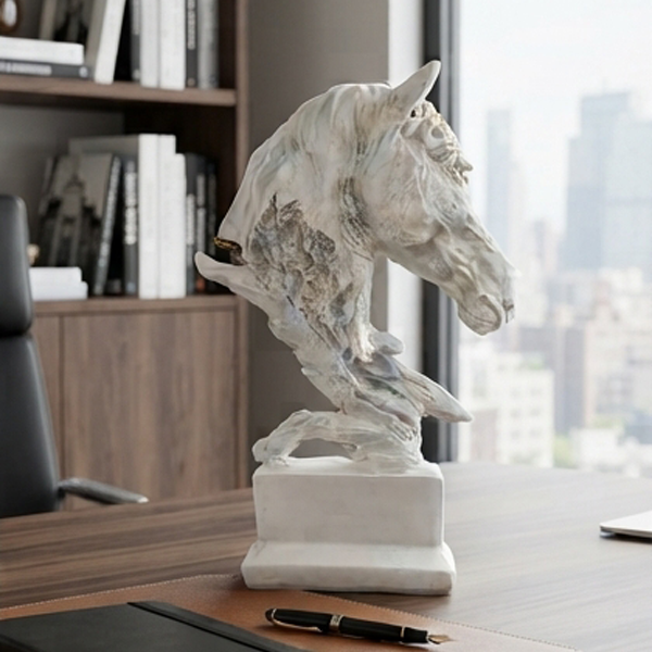 Modern Classic Horse Bust Statue-GH114